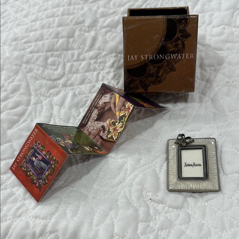 Jay Strongwater Silver Picture Frame